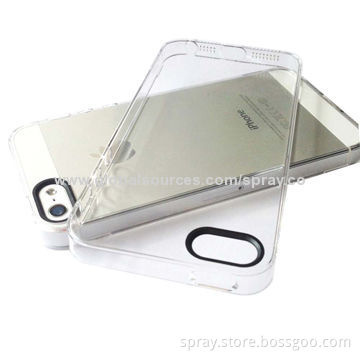 High-clear Transfer Crystal Case for iPhone 5S, Full Cover PC Hard Shell